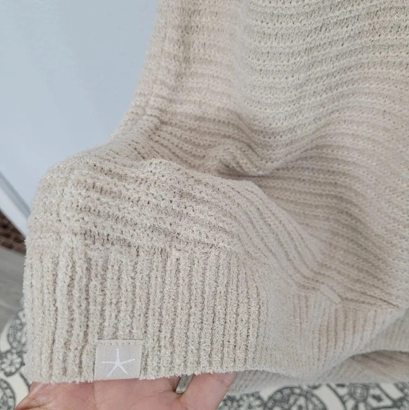 Barefoot Dreams CozyChic Ultra Lite Mixed Stitch Dolman Pullover - Picture 8 of 14